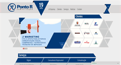 Desktop Screenshot of ponto-r.com.br